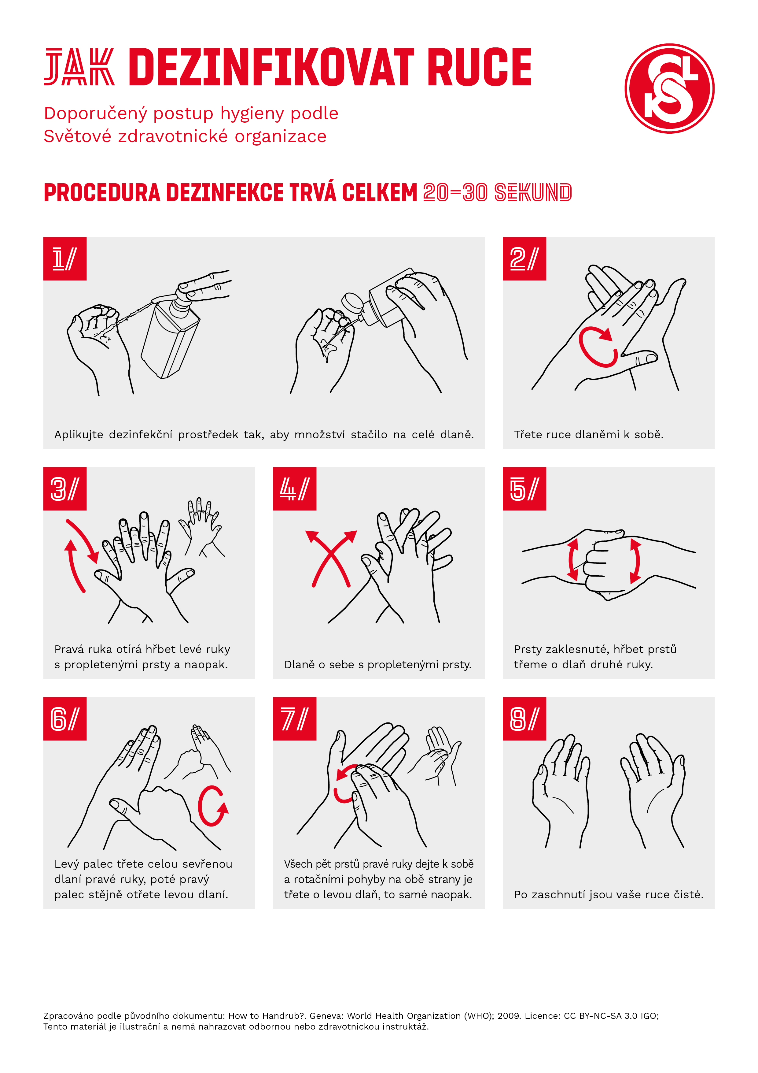 Jak dezinfikovat ruce