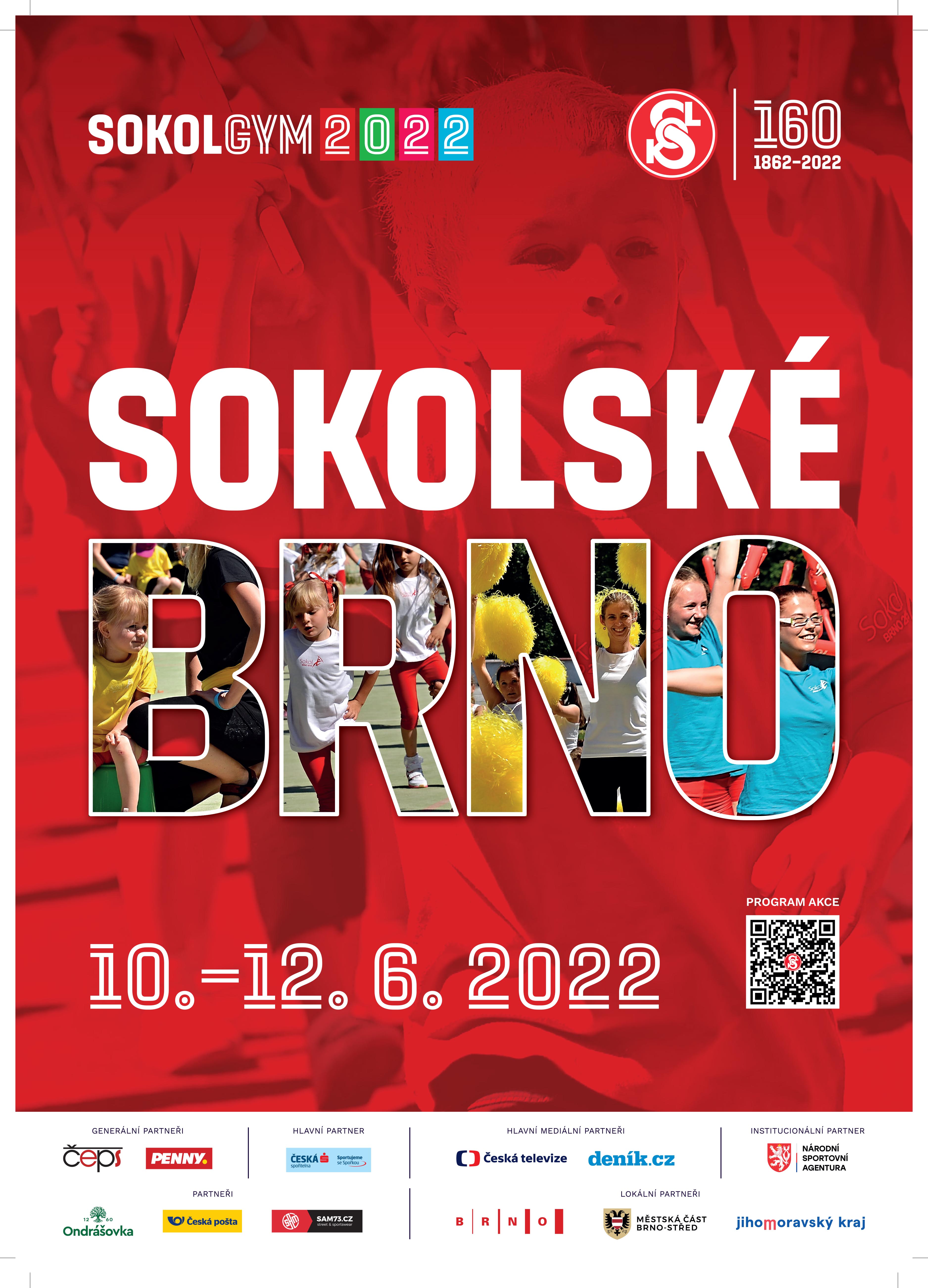 SokolGym Brno_QR plakát