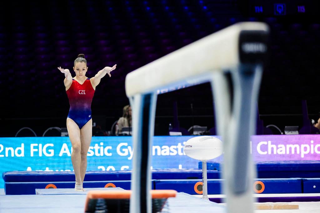 sportovní gymnastka Soňa Artamonová