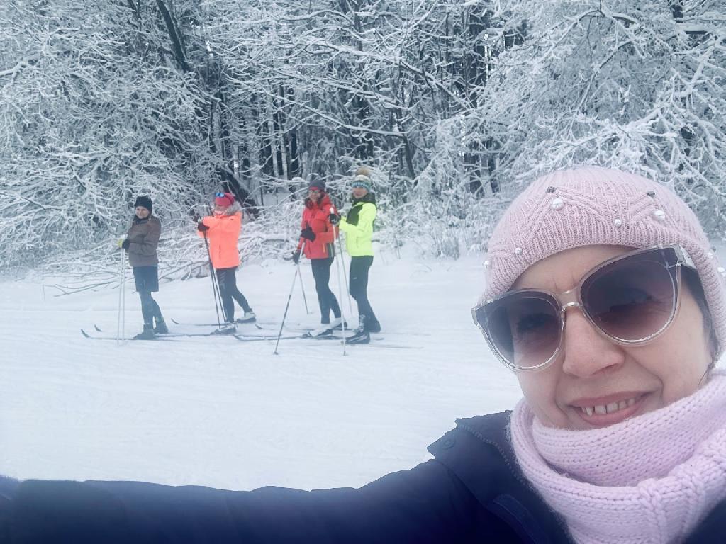 Sokolky z Františkových Lázní běžkovaly v Aši 