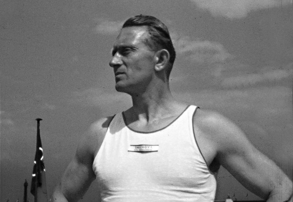 František Pecháček při X. všesokolském sletu v roce 1938