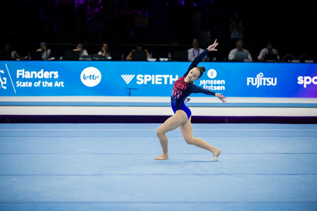 sportovní gymnastka Soňa Artamonová