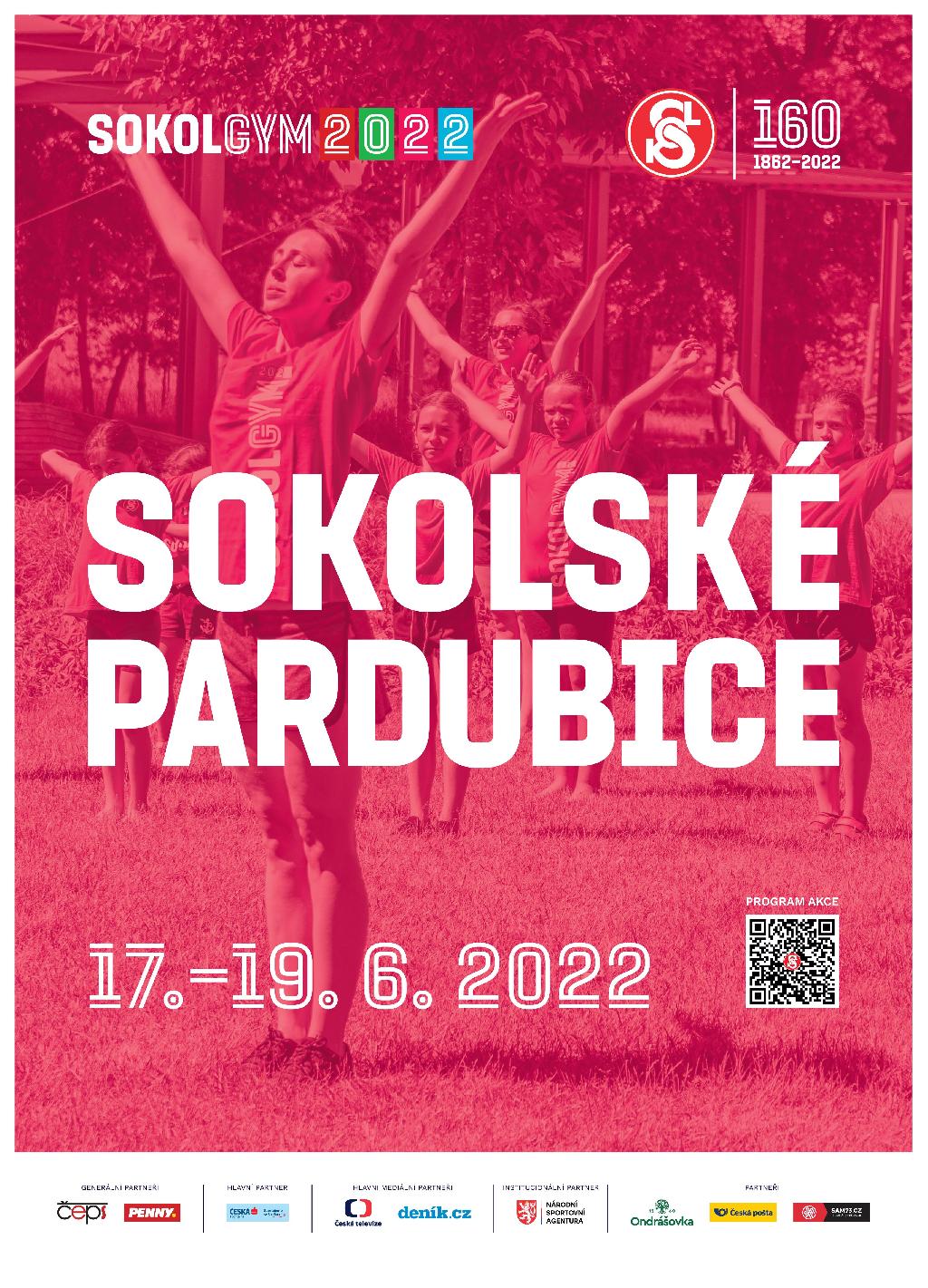 SokolGym Pardubice_plakát QR kód