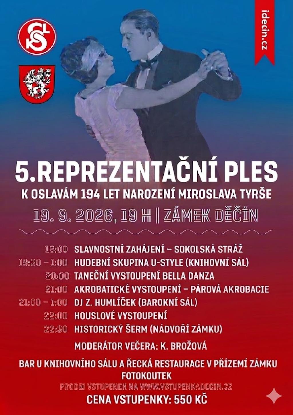 Tyršův Děčín ples 2026