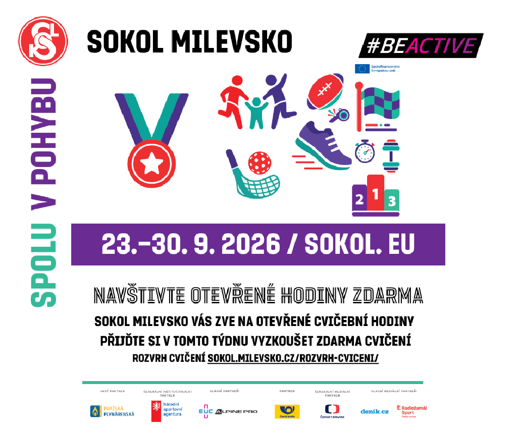 Plakát Sokol spolu v pohybu - Milevsko