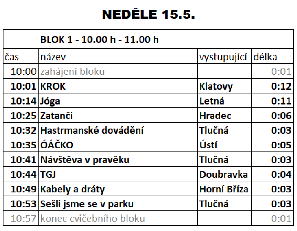 SG Plzeň neděle 10-11