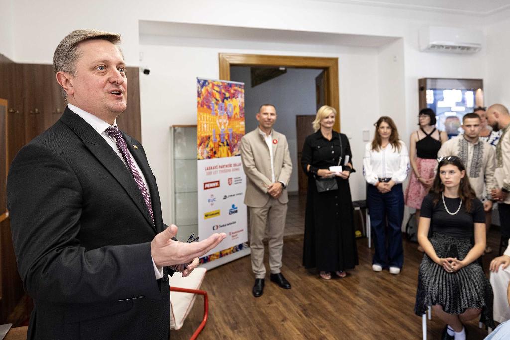 Ukrajinské cvičitelky v Tyršově domě
