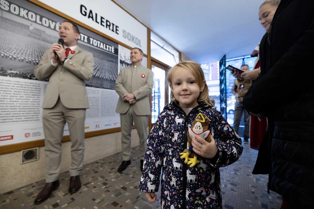 Výstava sokolové proti totalitě zahájení