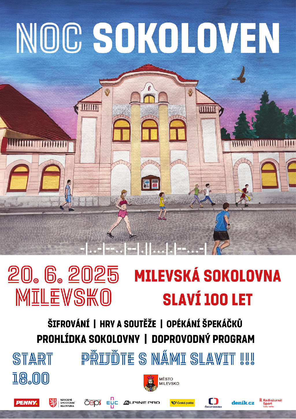 Noc sokoloven 2025 Milevsko