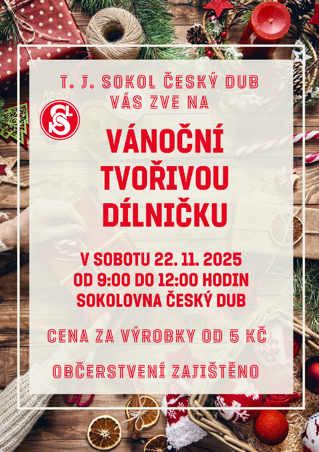 Vánoční tvořivá dílnička