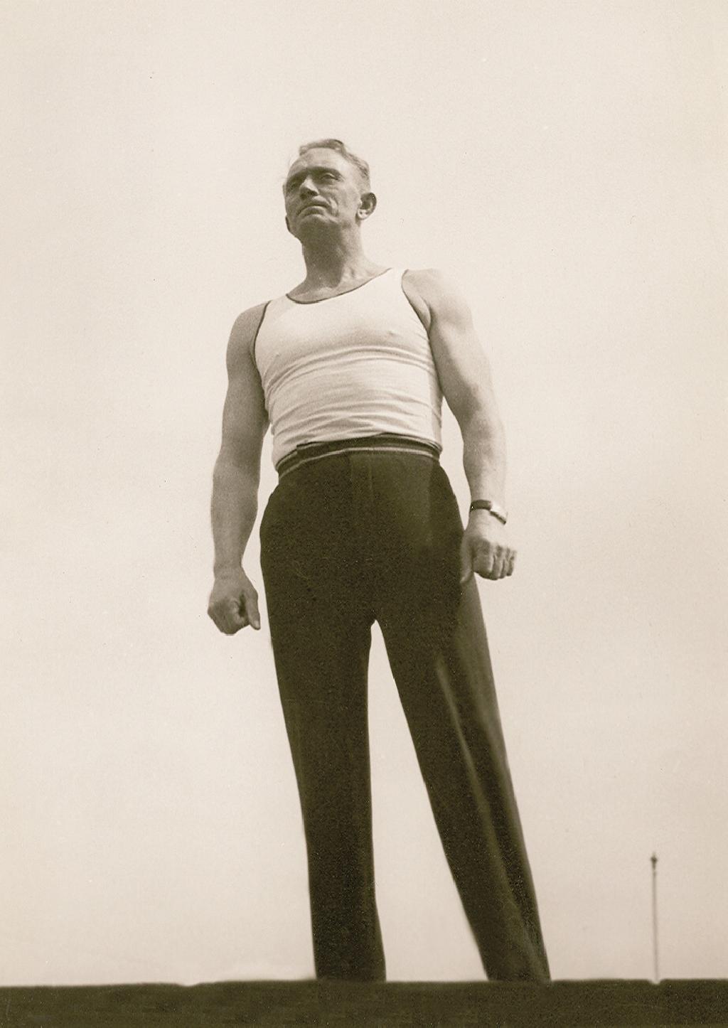 František Pecháček při X. všesokolském sletu v roce 1938