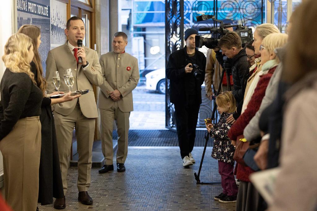 Výstava sokolové proti totalitě zahájení