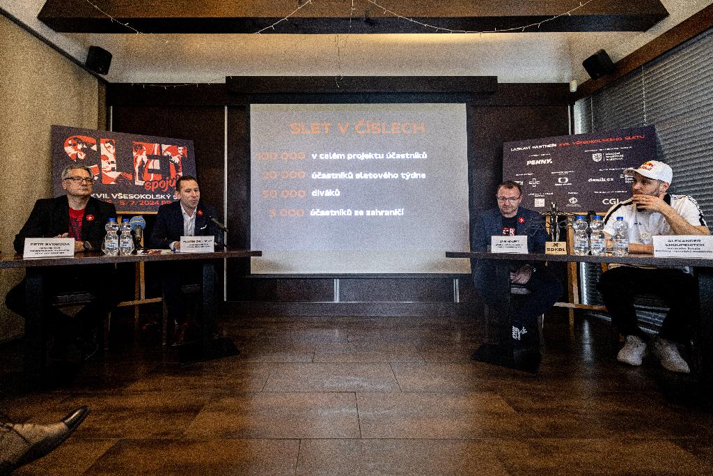 Tisková konference k VXII. všesokolskému sletu