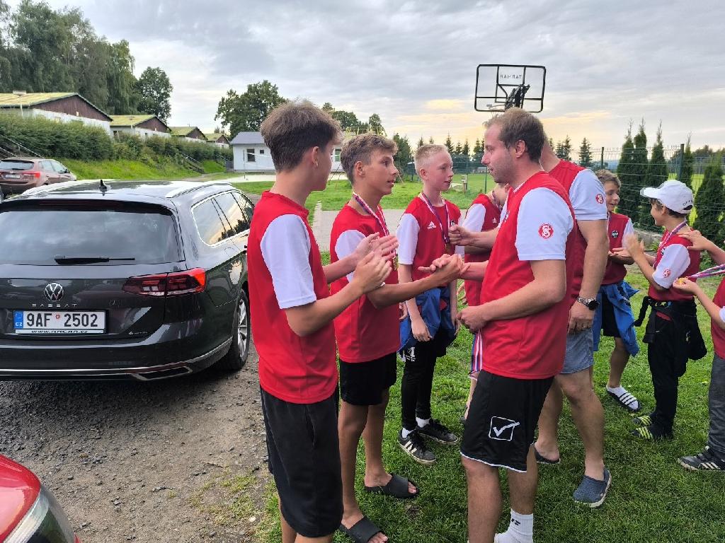 Soustředění českých a německých fotbalistů v Novém Městě pod Smrkem, 2. až 9. srpna 2025