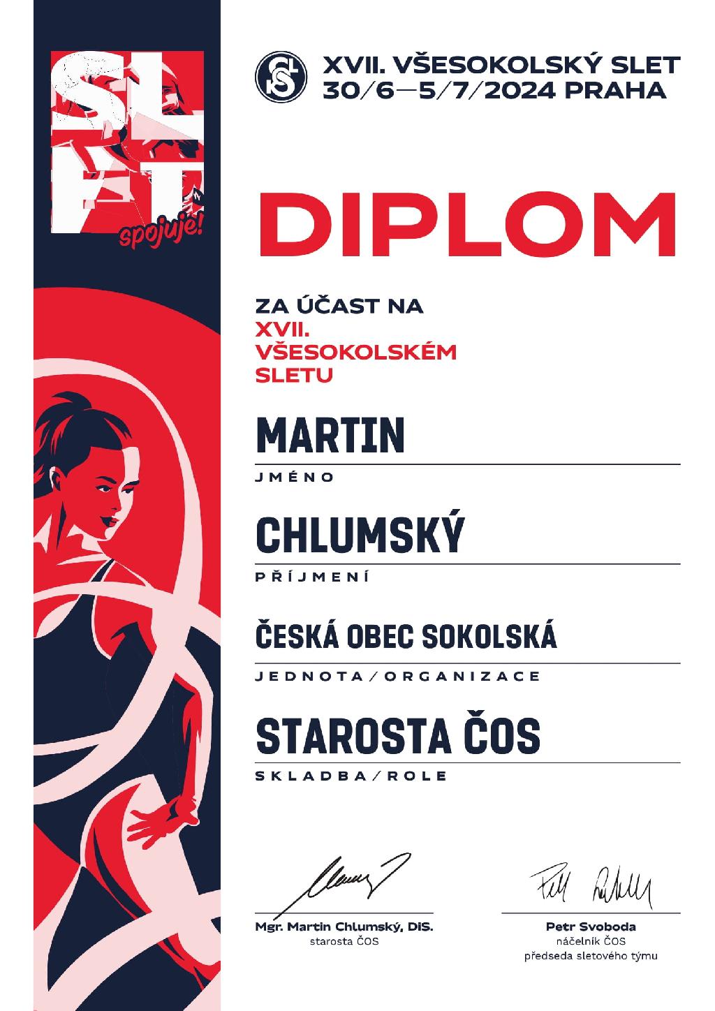 sletový diplom